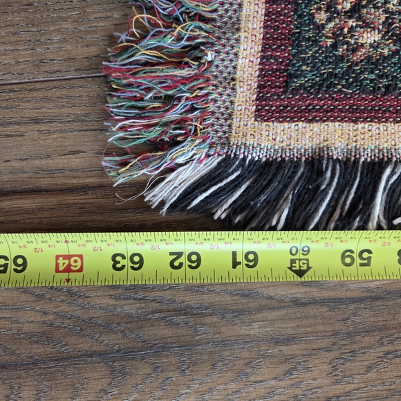 Thomas Kinkade Cabin Tapestry Throw - Picture 8 of 9